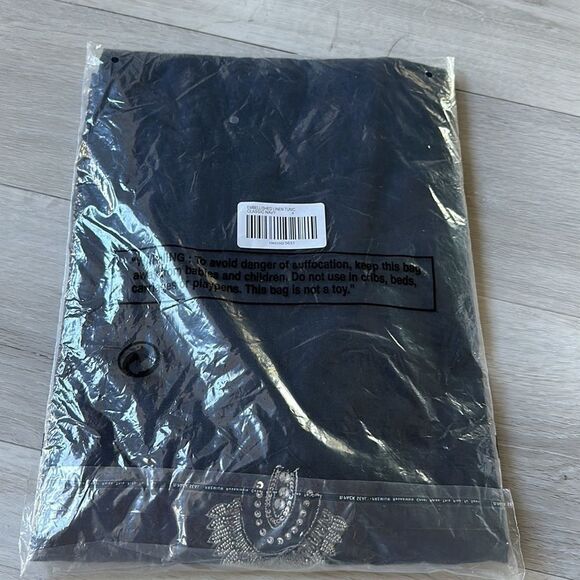 Chico’s Linen Embellished Navy Tunic Dress Classic Navy 4 NWT in packaging - Picture 8 of 8